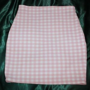 Pink and White Pretty Little Thing Skirt